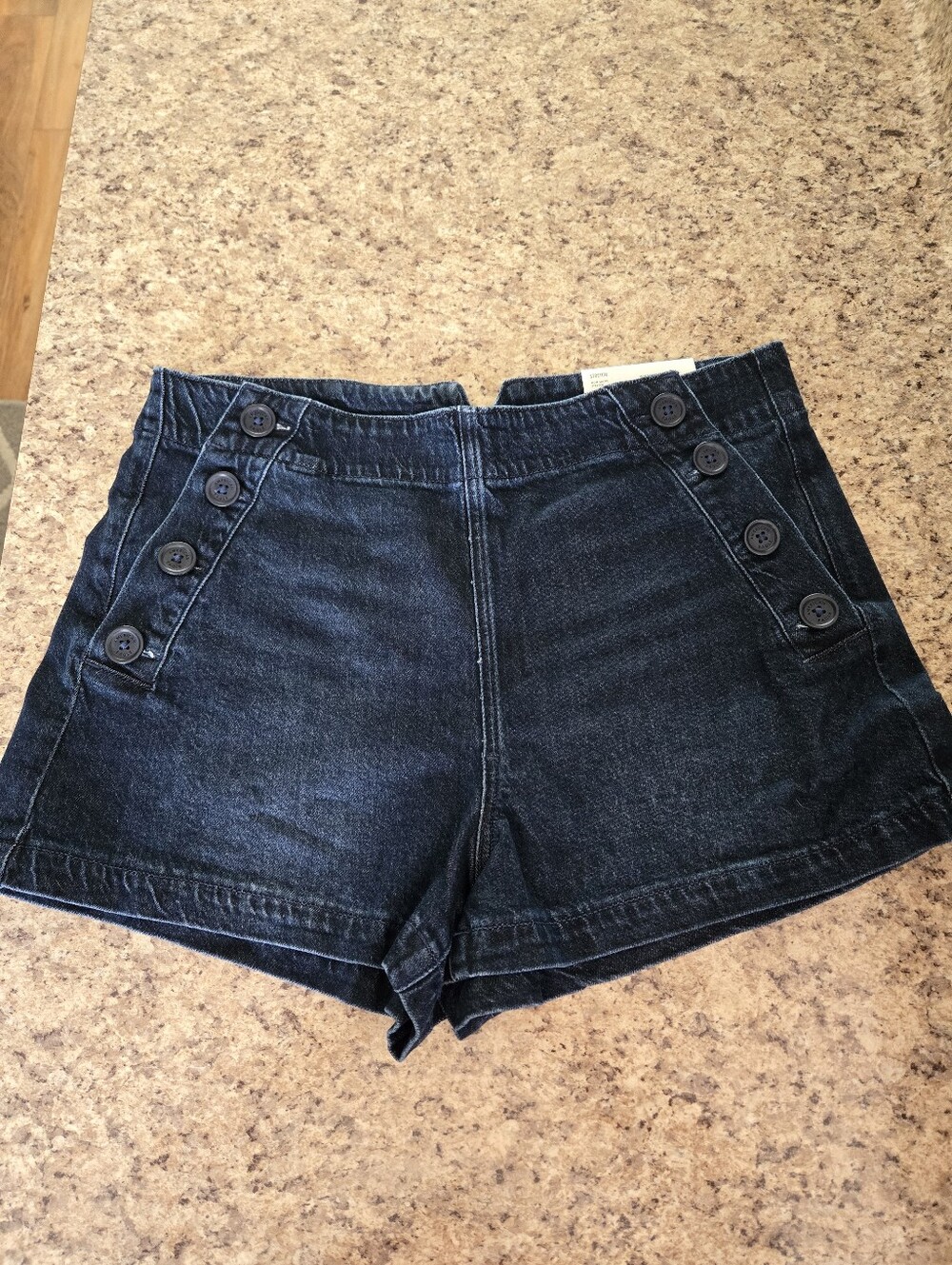 NWT AMERICAN EAGLE STRETCH MOM SAILOR JEAN SHORT SIZE 12